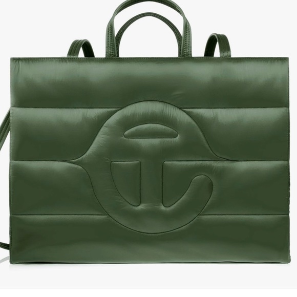 New Telfar Large Puff Shopper - Green
